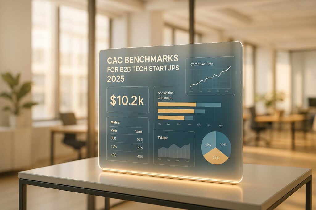 B2B Tech Startup CAC Benchmarks 2026: By Industry, Channel & Stage