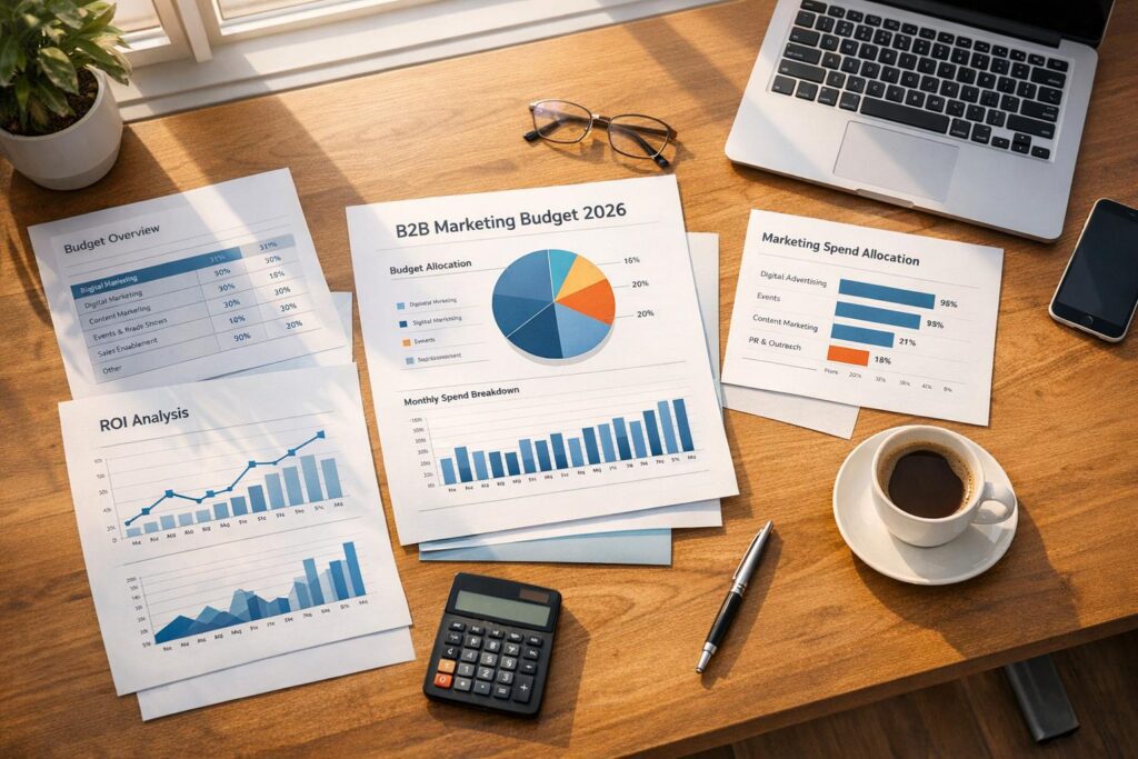 B2B Marketing Budget Benchmarks (2026): Spend Ranges + Allocation Templates