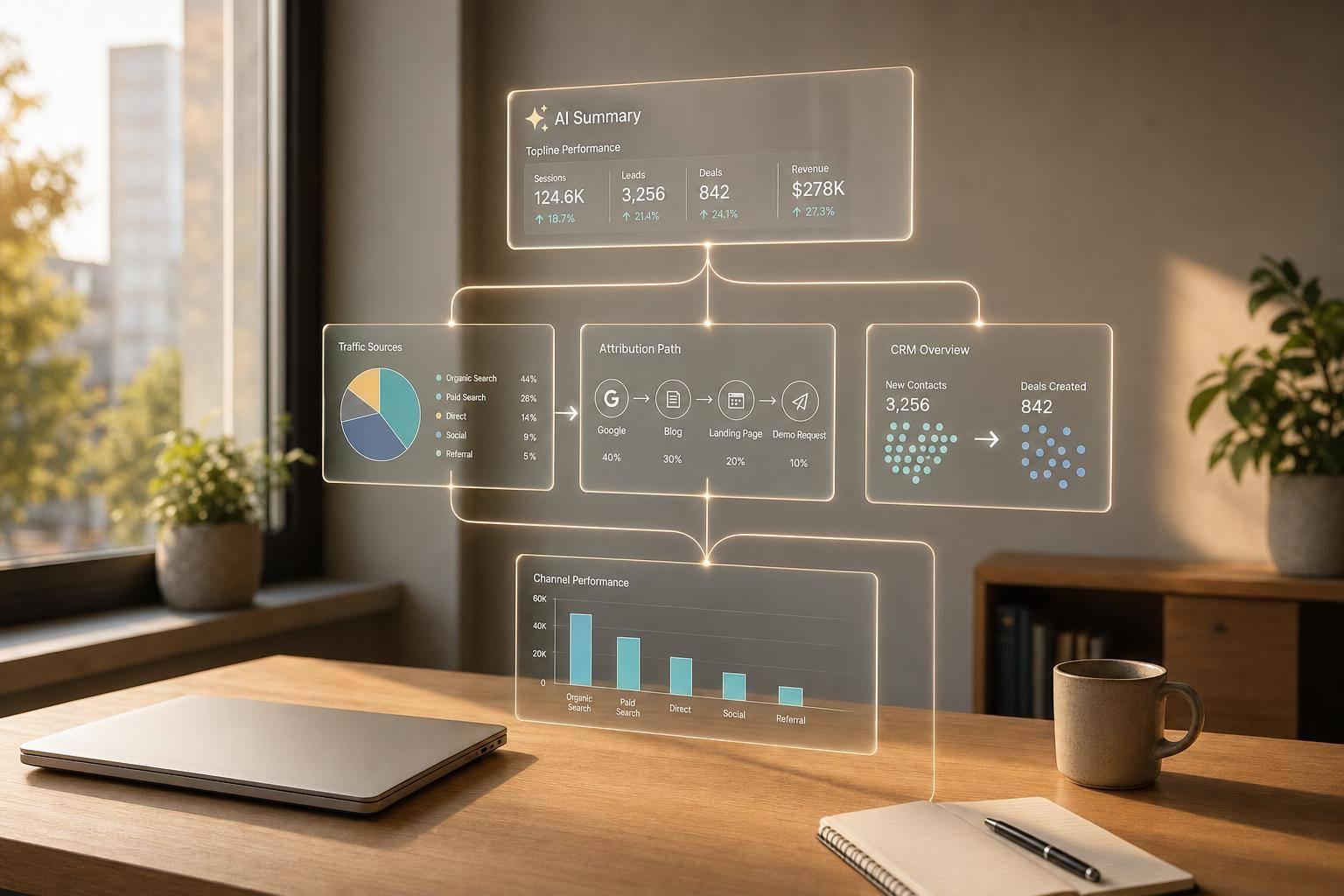 How to Automate Marketing Reporting & Traffic-Acquisition Analytics with AI (Step-by-Step Workflow)