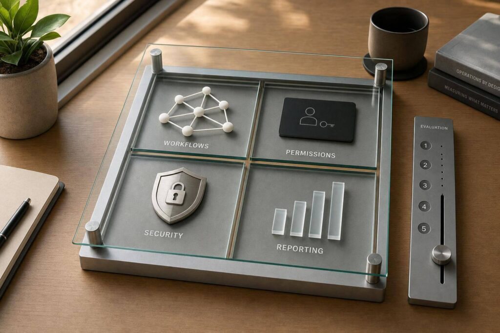How to Choose AI Marketing Operations Software: A Buyer's Framework (Workflows, Permissions, Security, Reporting)